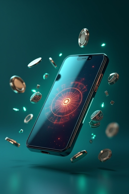 Smartphone met Lolajack casino-app